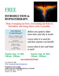 Hypnotherapy Event